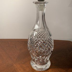 Vintage Lead crystal Decanter for alcohol, 14x4, topper